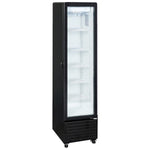 Commercial Upright Display Refrigerator 217 Litres Single Glass Door 5 Shelves Ventilated Cooling 500x580x2013mm - KOBE306