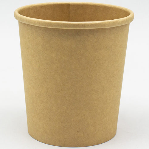 500pcs Kraft Soup Bowl 16oz/473ml PE - KSB16OZ