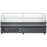 Serve Over Deli Counter Curved Glass Front 2500x850x1200mm - BLUEL414