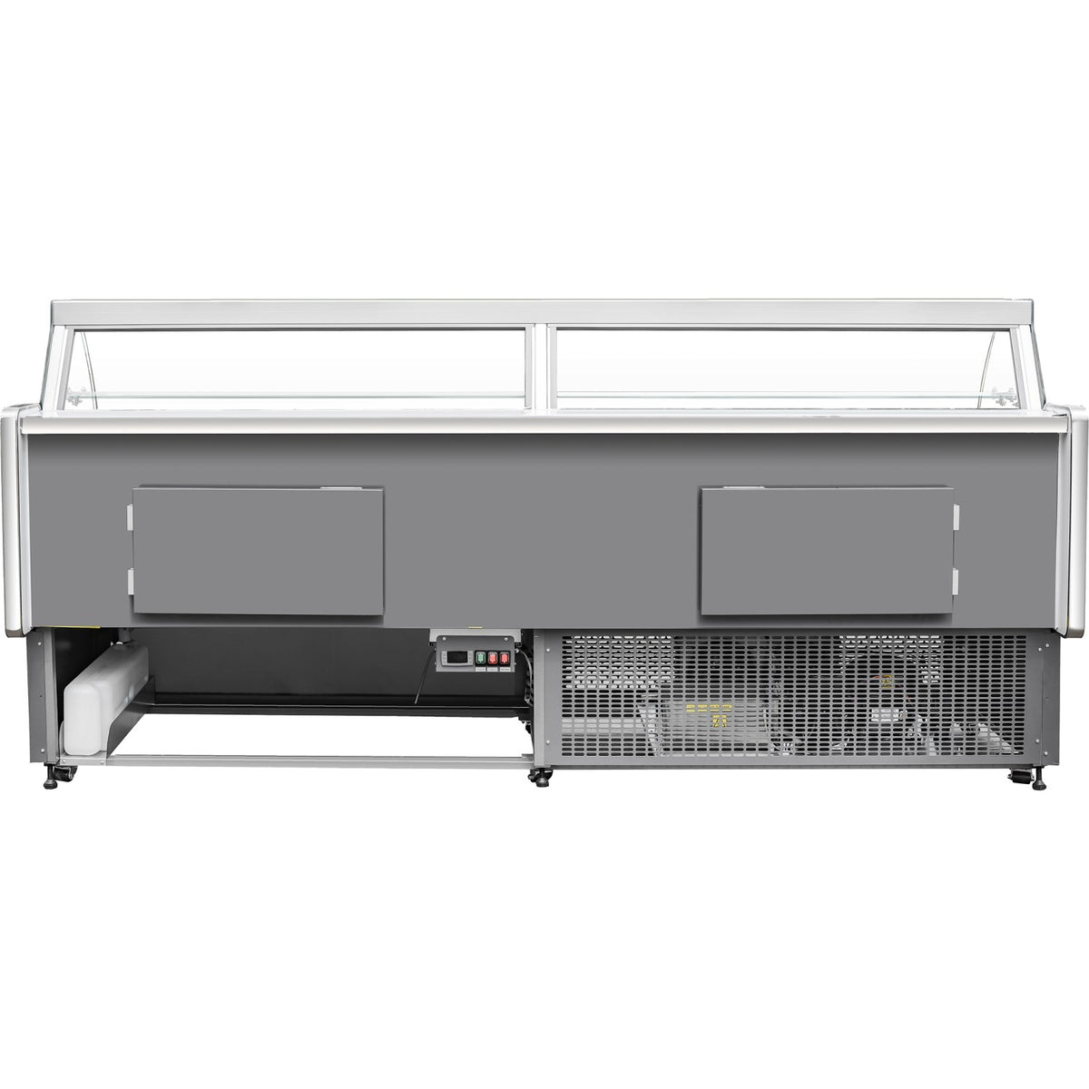 Serve Over Deli Counter Curved Glass Front 2500x850x1200mm - BLUEL414