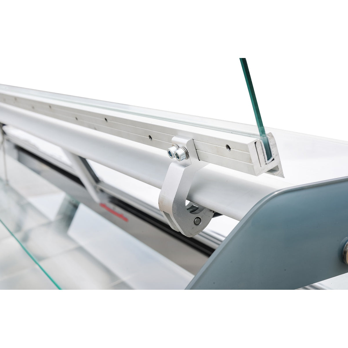 Serve Over Deli Counter Curved Glass Front 2500x850x1200mm - BLUEL414