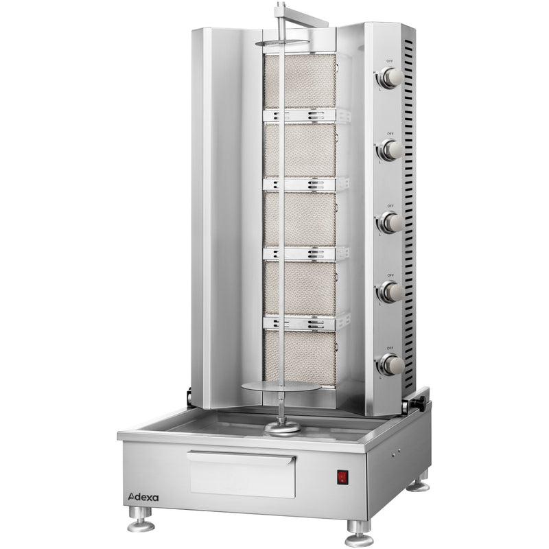 Commercial Gas Shawarma/Gyros/Kebab Grill 620x620x1245mm - KTQ1250