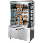 Commercial Gas Chicken Rotisserie Oven with Cabinet 6 Rods 1170x580x1990mm - KTQ6BC