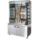 Commercial Gas Chicken Rotisserie Oven with Cabinet 6 Rods 1170x580x1990mm - KTQ6BC