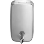 Commercial Wall Mounted Manual Soap Dispenser Brushed Chrome - KW7261