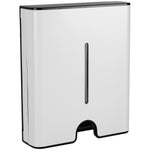 Commercial Paper Towel Dispenser White Stainless Steel Wall Mounted 300×105×360mm - KW7370WHITE