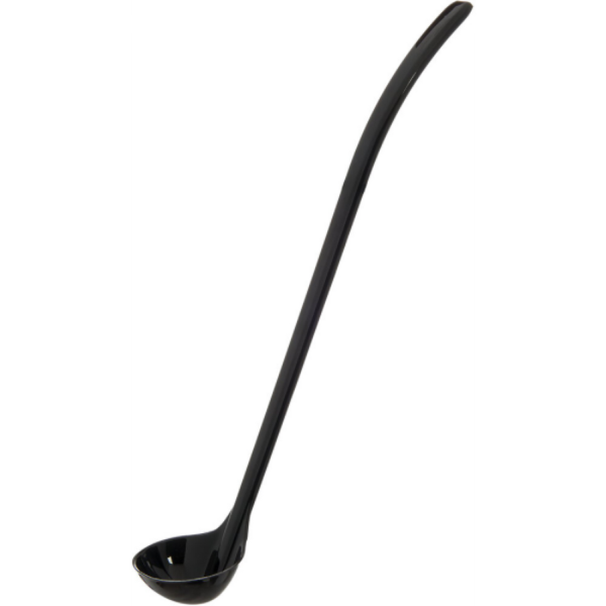 0.75oz Catering Serving Ladle Black Polycarbonate - LADLEPC85