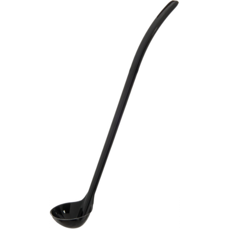 1oz Catering Serving Ladle Black Polycarbonate - LADLEPC130