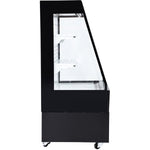 Multi Deck Refrigerator 200 litres with Night Curtain Black 600x700x1540mm - LG1000M2W