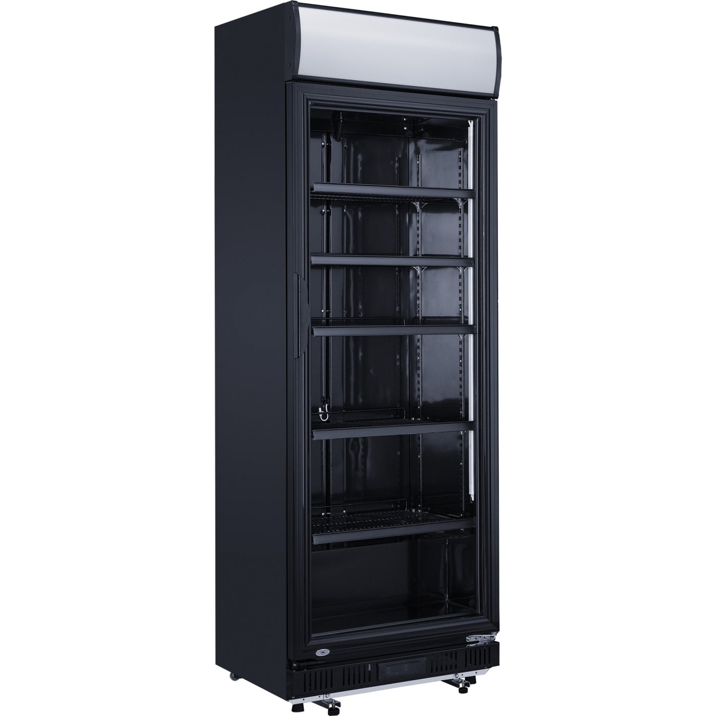 Commercial Drink cooler Upright 302 litres Dynamic cooling Hinged glass door Black - LG302DFBLACK