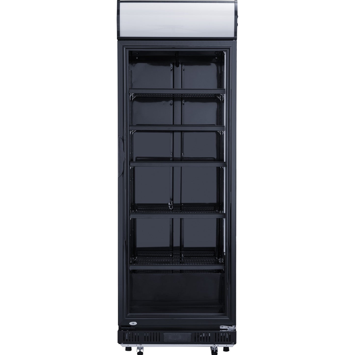 Commercial Drink cooler Upright 302 litres Dynamic cooling Hinged glass door Black - LG302DFBLACK