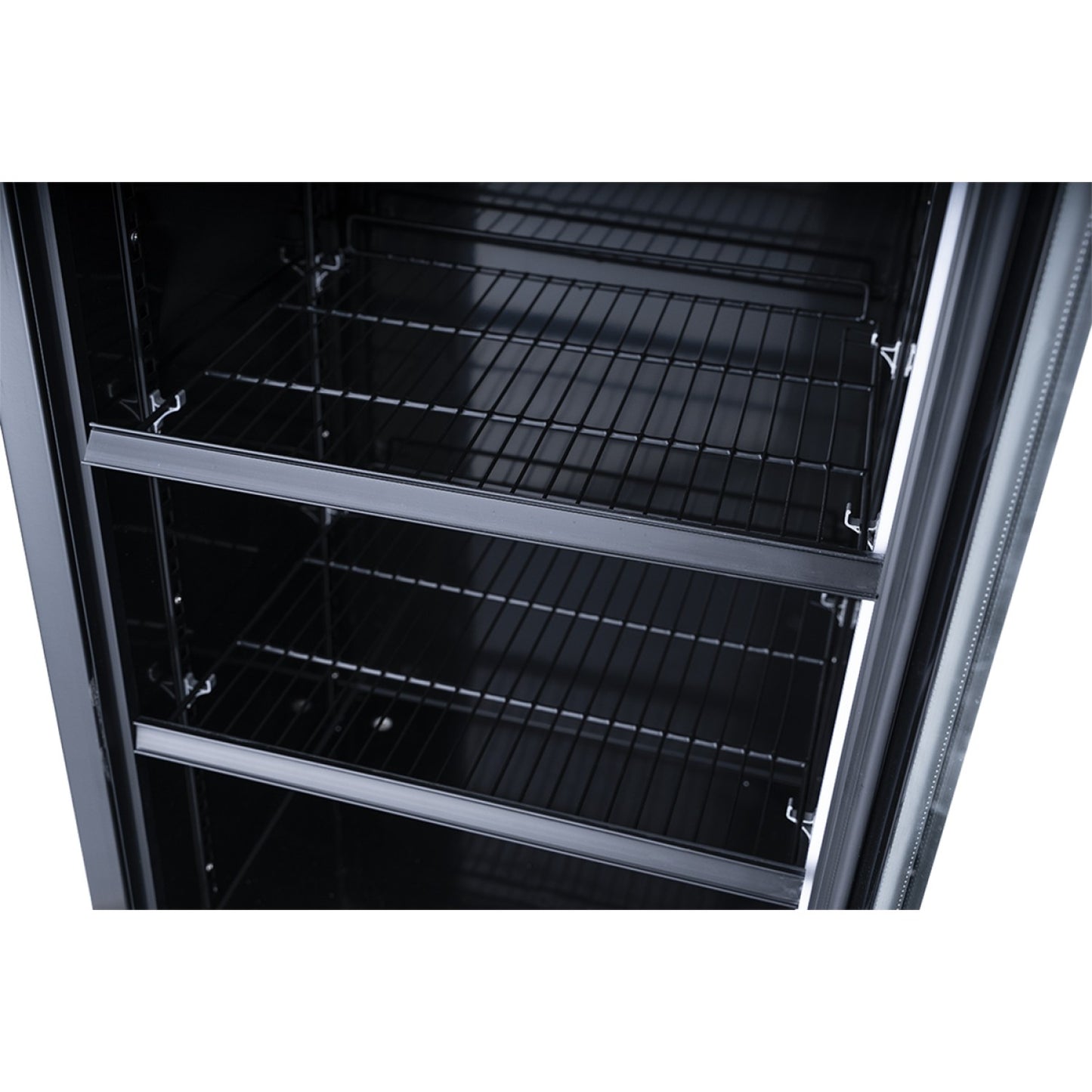 Commercial Drink cooler Upright 302 litres Dynamic cooling Hinged glass door Black - LG302DFBLACK