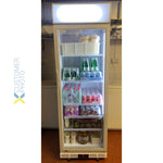 Commercial Drink cooler Upright 402 litres Dynamic cooling Hinged glass door Canopy light - LG402DF