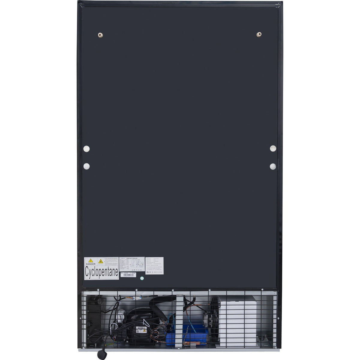 Commercial Bottle cooler Upright 773 litres Fan cooling Twin hinged doors Black - LG805ABLACK