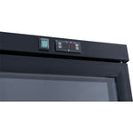 Commercial Bottle cooler Upright 773 litres Fan cooling Twin hinged doors Black - LG805ABLACK