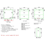 Cold Room with Cooling Unit 2400×2400×2200mm - NNKIT2424