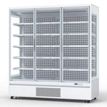 1715L Triple Glass Door Upright Display Refrigerator – 1880 × 720 × 2030 mm White - LKL208