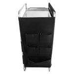 Commercial Stainless Steel Laundry Trolley with Shelves – 1110×490×1125mm Silver - LT01S