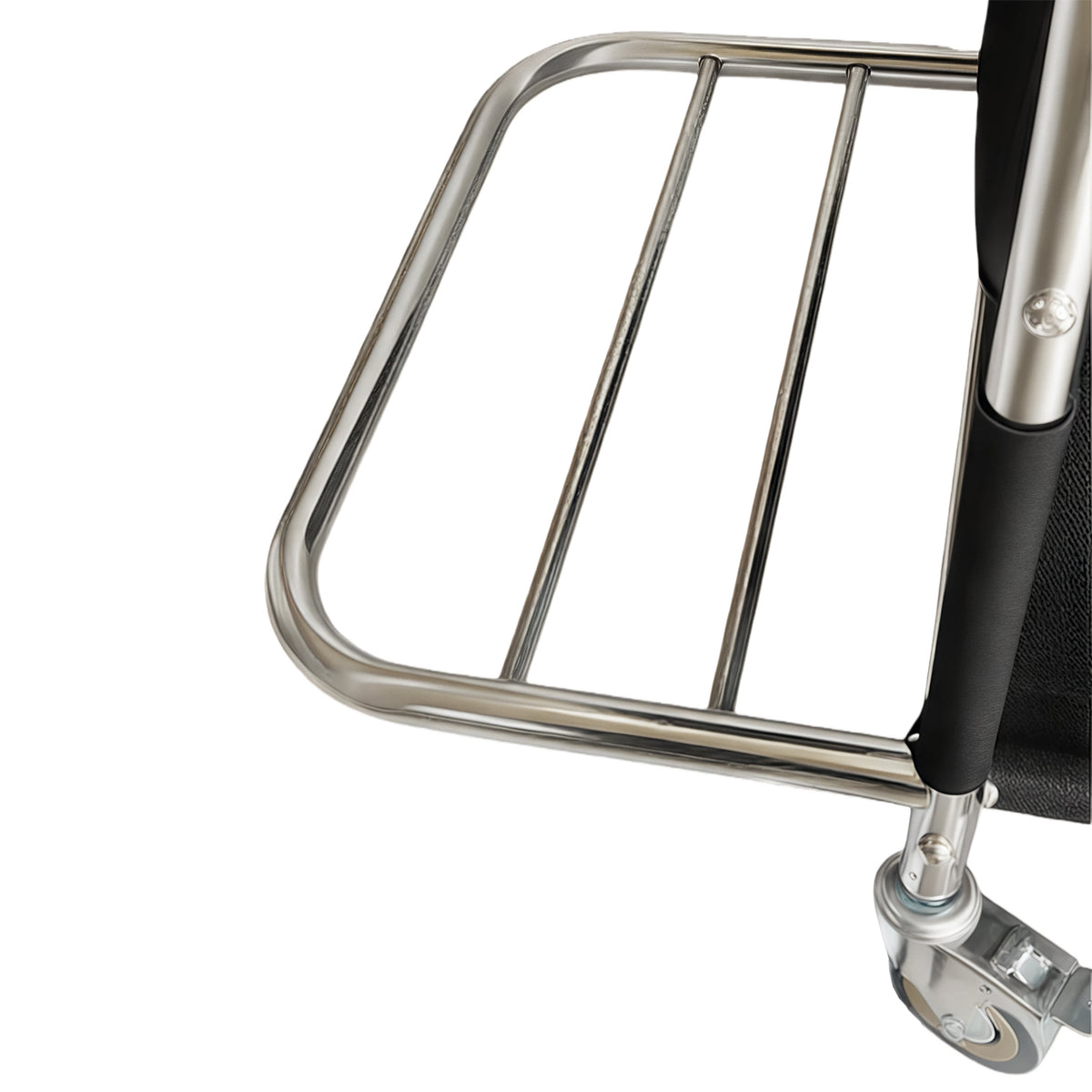 Commercial Stainless Steel Laundry Trolley with Shelves – 1110×490×1125mm Silver - LT01S