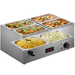 Commercial Bain Marie with 4x1/4Gn Pans and Lids - M504