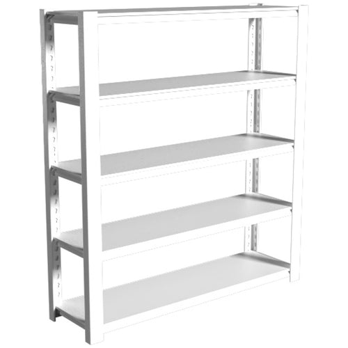 Commercial Shelving Unit 5 Tier 35kg 1200x460x1980mm White - SART254
