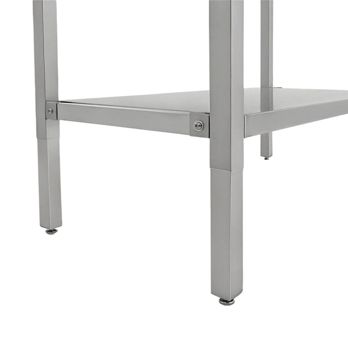 Stainless Steel Elevating Work Table with 50mm Backsplash 1400×600×750–1050mm - MCEWB6014B