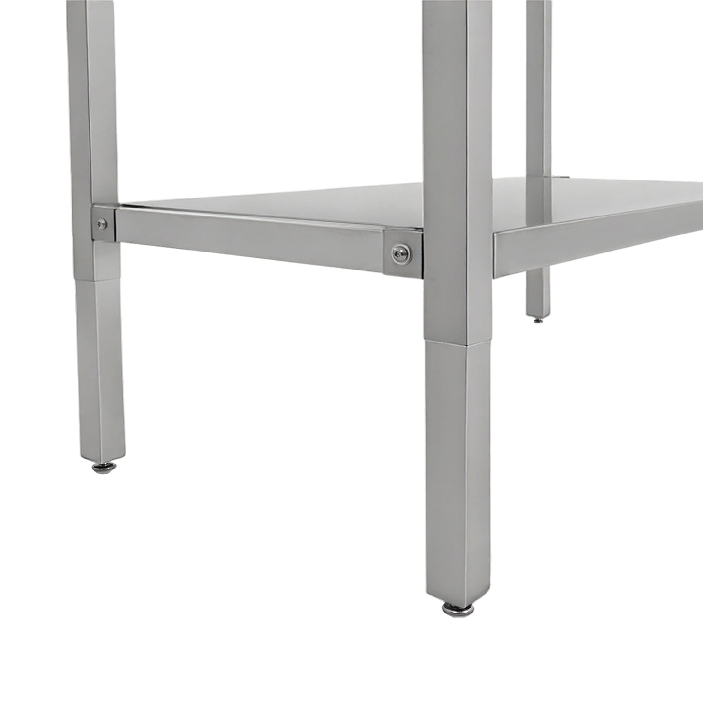 Stainless Steel Elevating Work Table with 50mm Backsplash 900×700×750–1050mm - MCEWB7009B