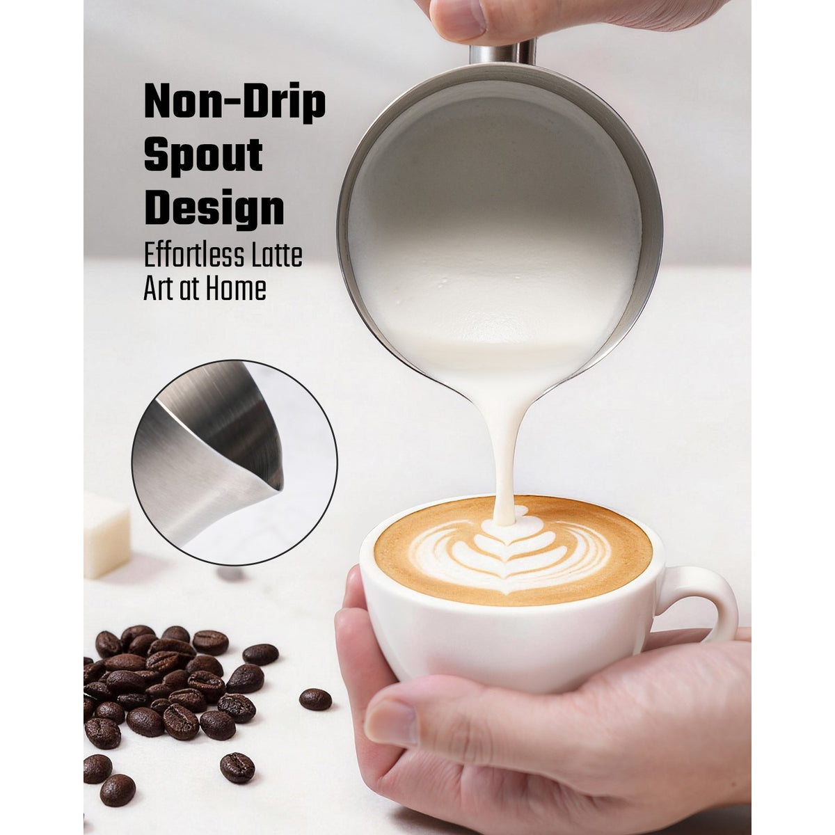 Commercial Electric Multifunction Milk Frother 500W Stainless Steel - MF0901