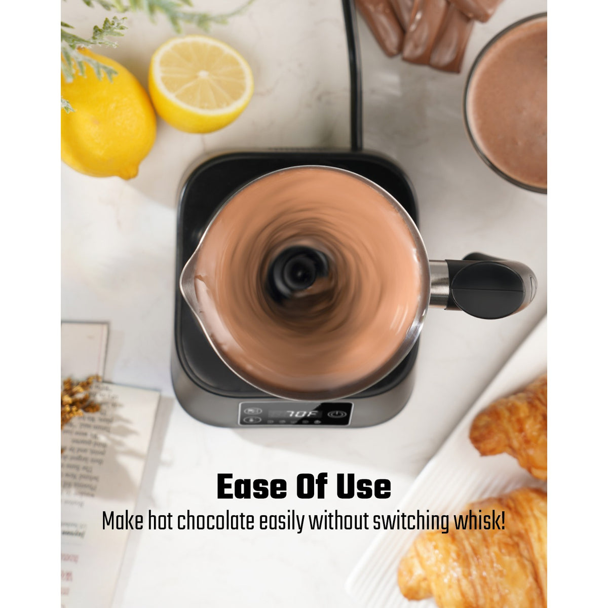 Commercial Electric Multifunction Milk Frother 500W Stainless Steel - MF0901