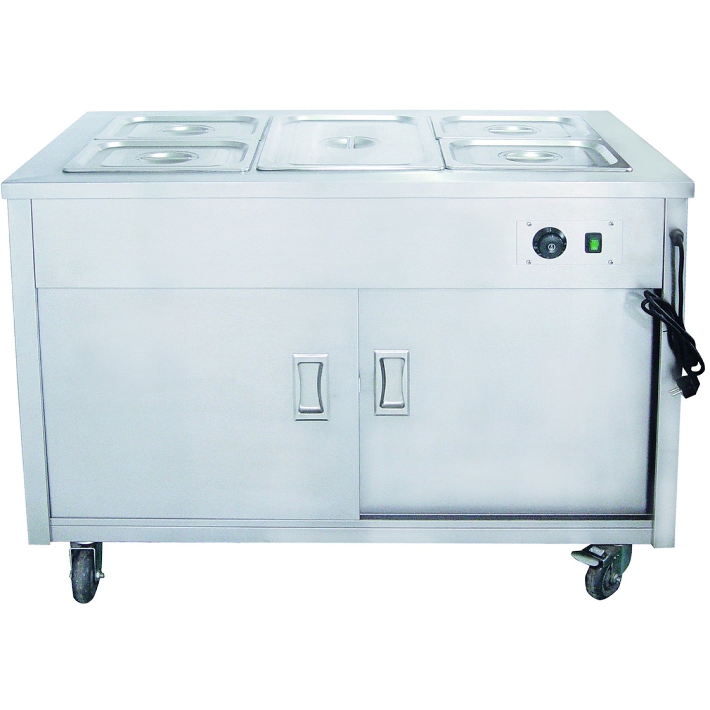 Mobile Dry Bain Marie on Cupboard 3xGN1/1 - MH3