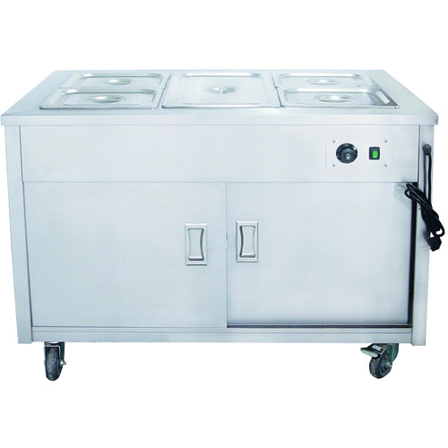 Mobile Dry Bain Marie on Cupboard 3xGN1/1 - MH3
