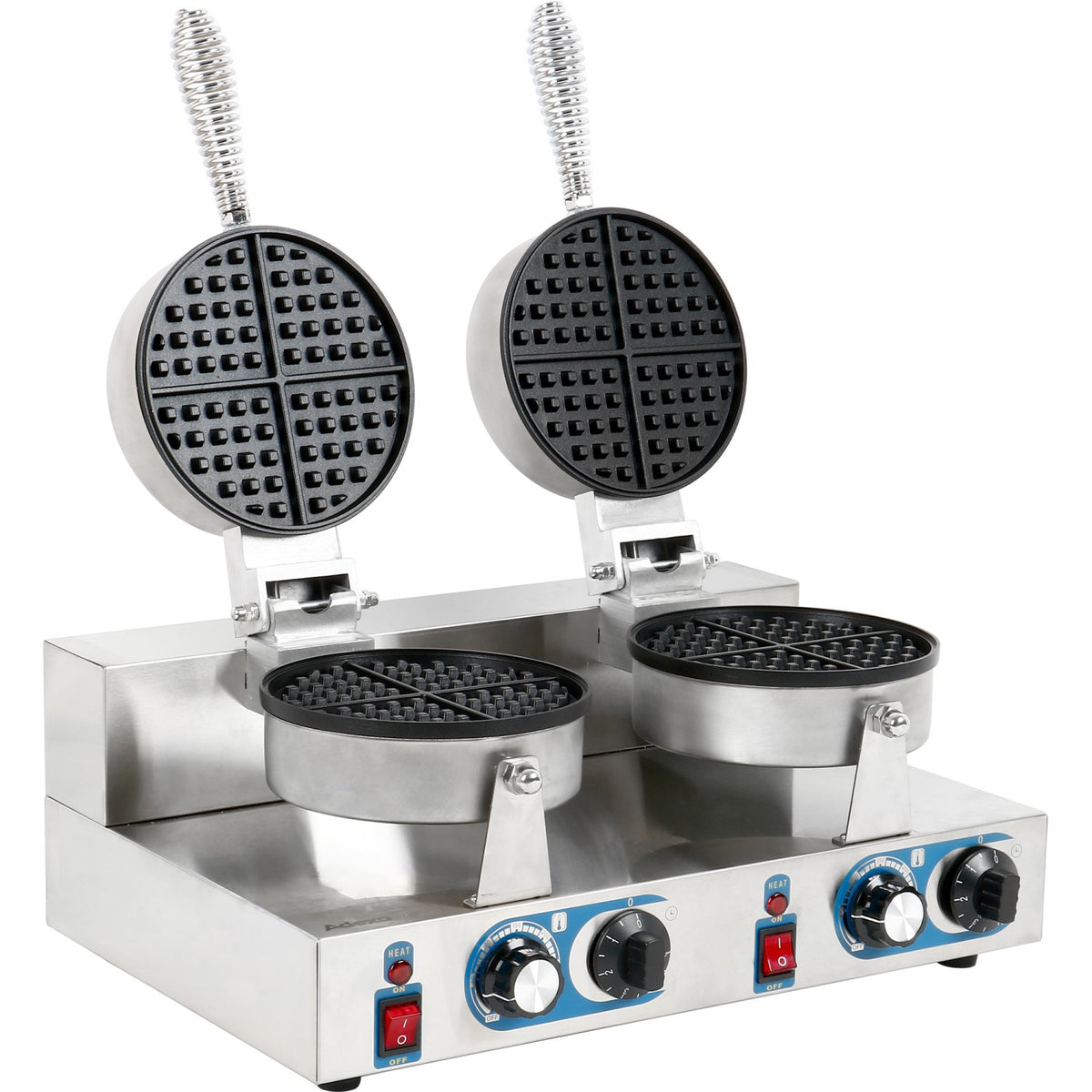 Commercial Waffle Maker Double Round - MLP02
