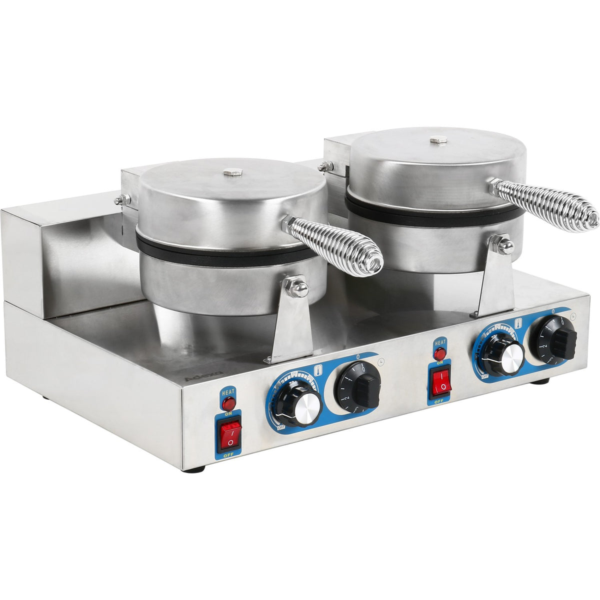 Commercial Waffle Maker Double Round - MLP02