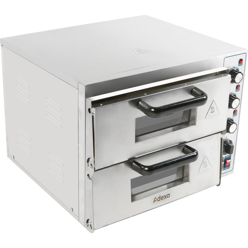 Electric Pizza oven 2 Chambers 410x420mm - MLP2ST