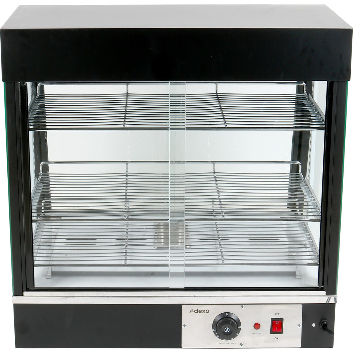Commercial Heated showcase food warmer 110 litres Countertop - MLP601