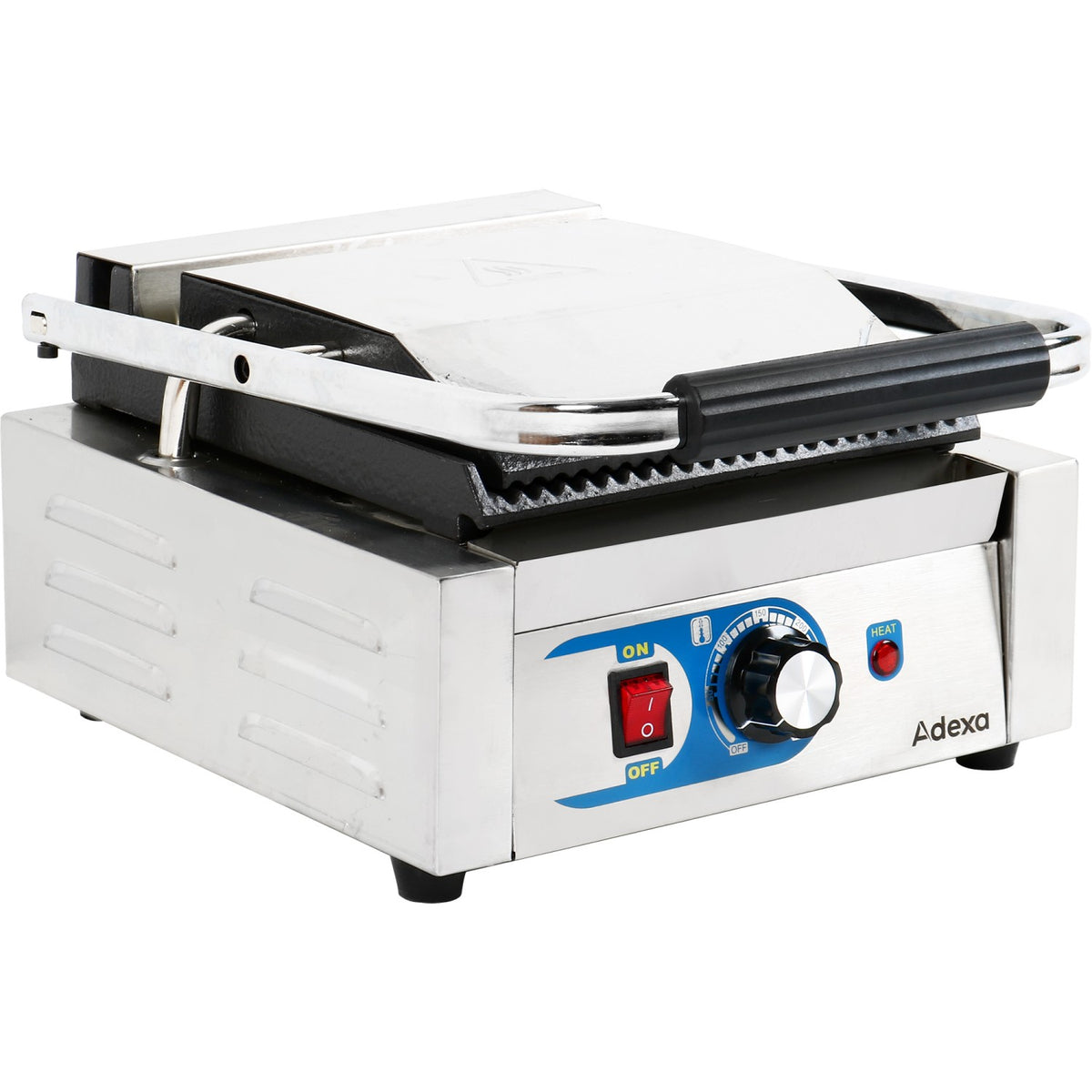 Heavy Duty Panini Contact grill Single Ribbed - MLP811