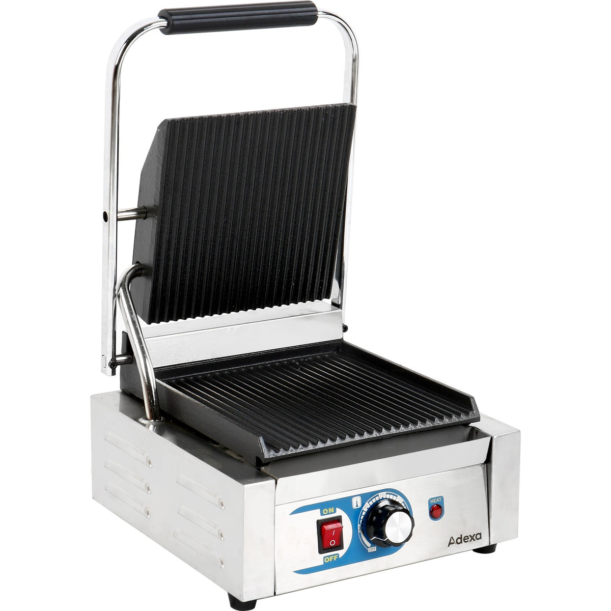 Heavy Duty Panini Contact grill Single Ribbed - MLP811