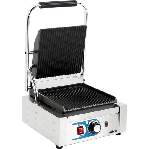 Heavy Duty Panini Contact grill Single Ribbed - MLP811