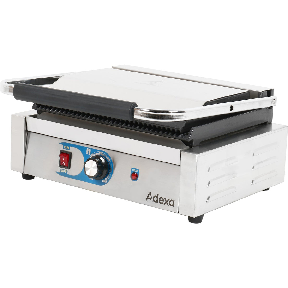Heavy Duty Panini Contact grill Large Ribbed - MLP811E