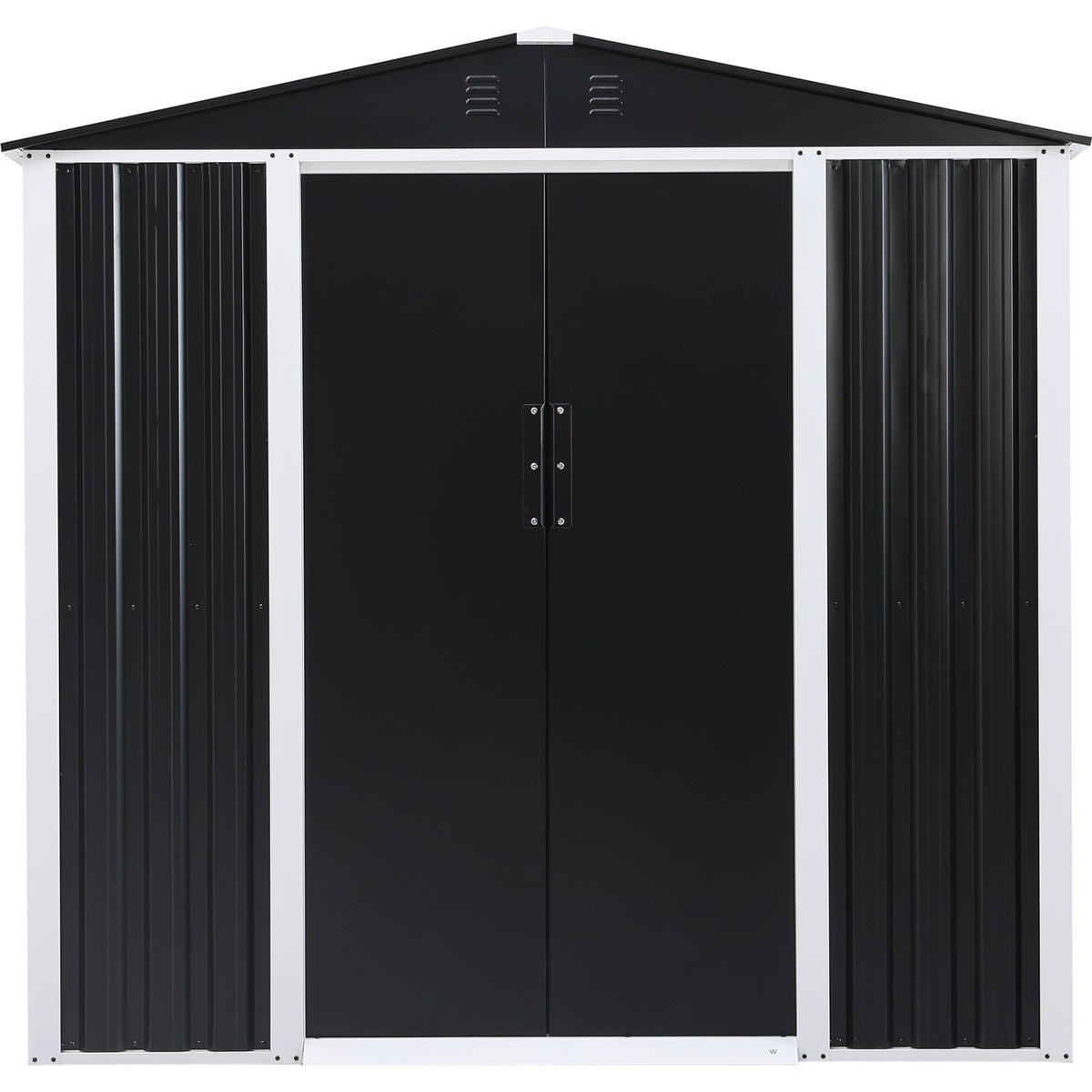 Metal Shed with Sliding door & Zinc Frame Width 1950mm Depth 1230mm - MSA01