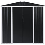 Metal Shed with Sliding door & Zinc Frame Width 1950mm Depth 1230mm - MSA01