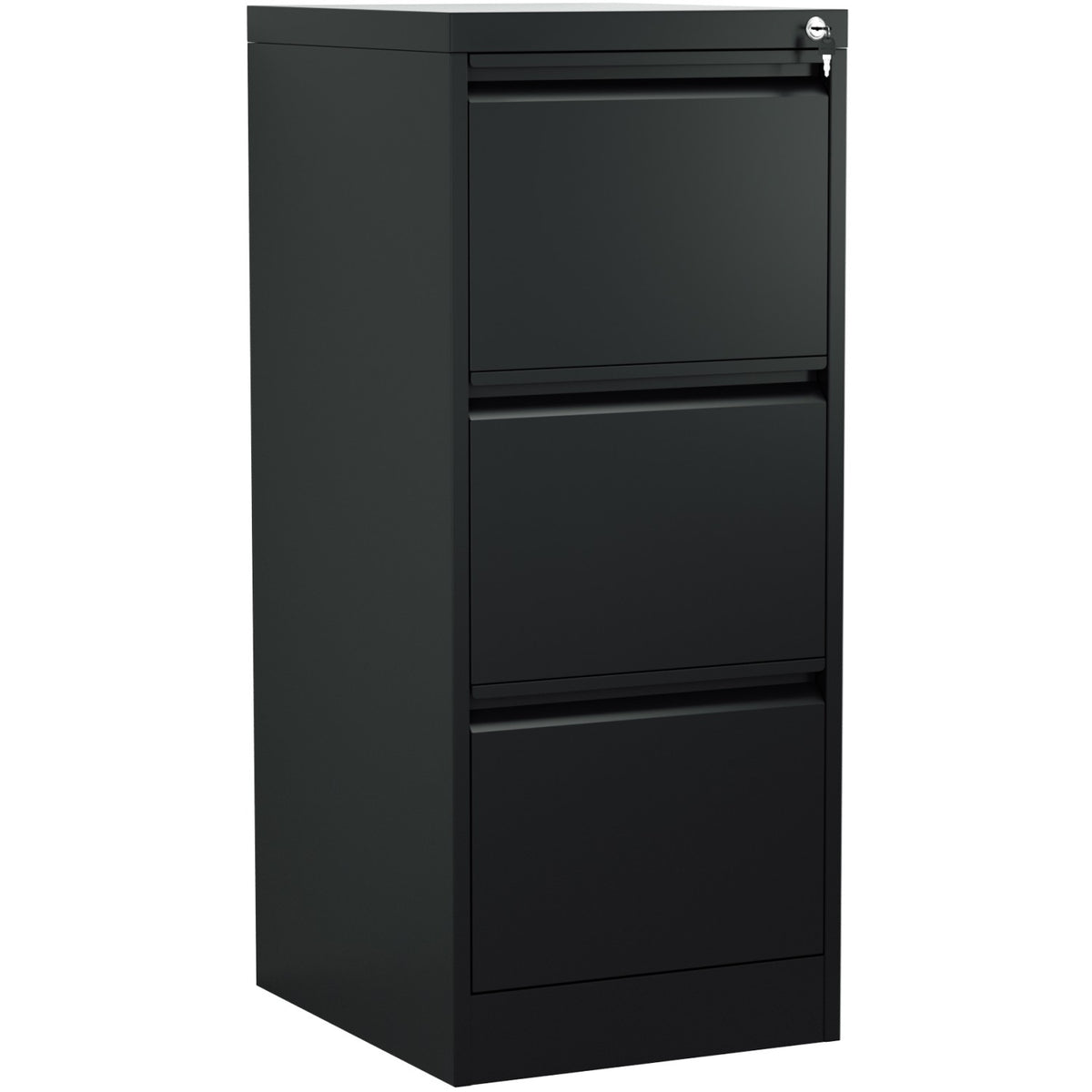 Professional Filing Cabinet 3 drawer 460x620x1025mm Black - MXDC2BLACK
