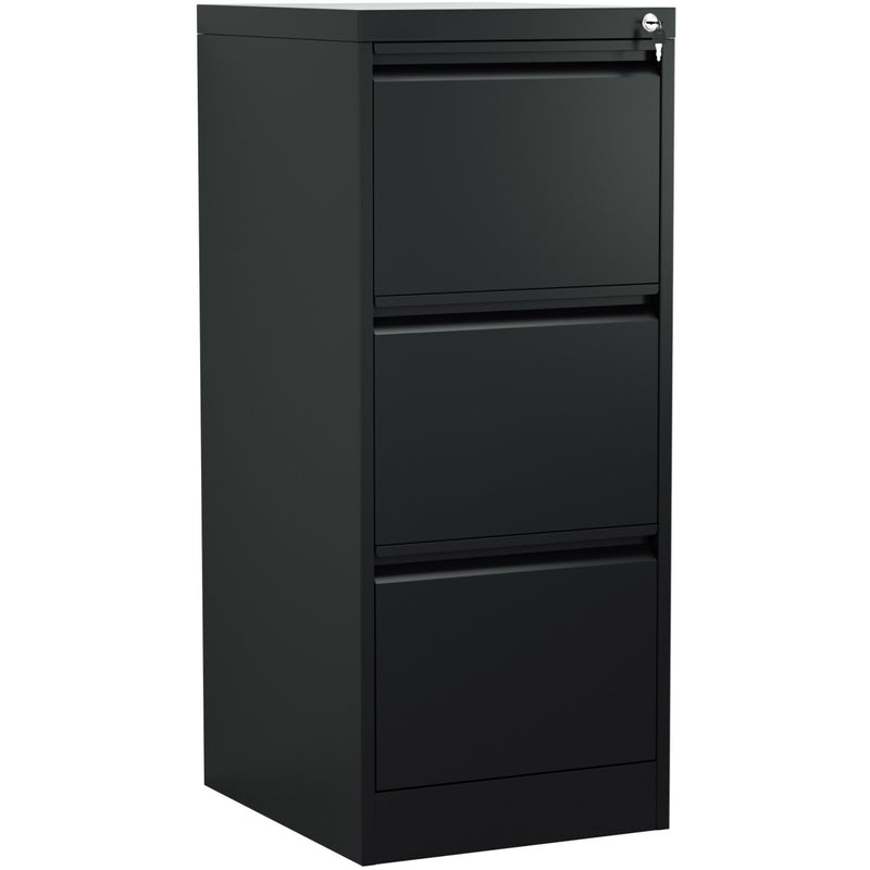 Professional Filing Cabinet 3 drawer 460x620x1025mm Black - MXDC2BLACK