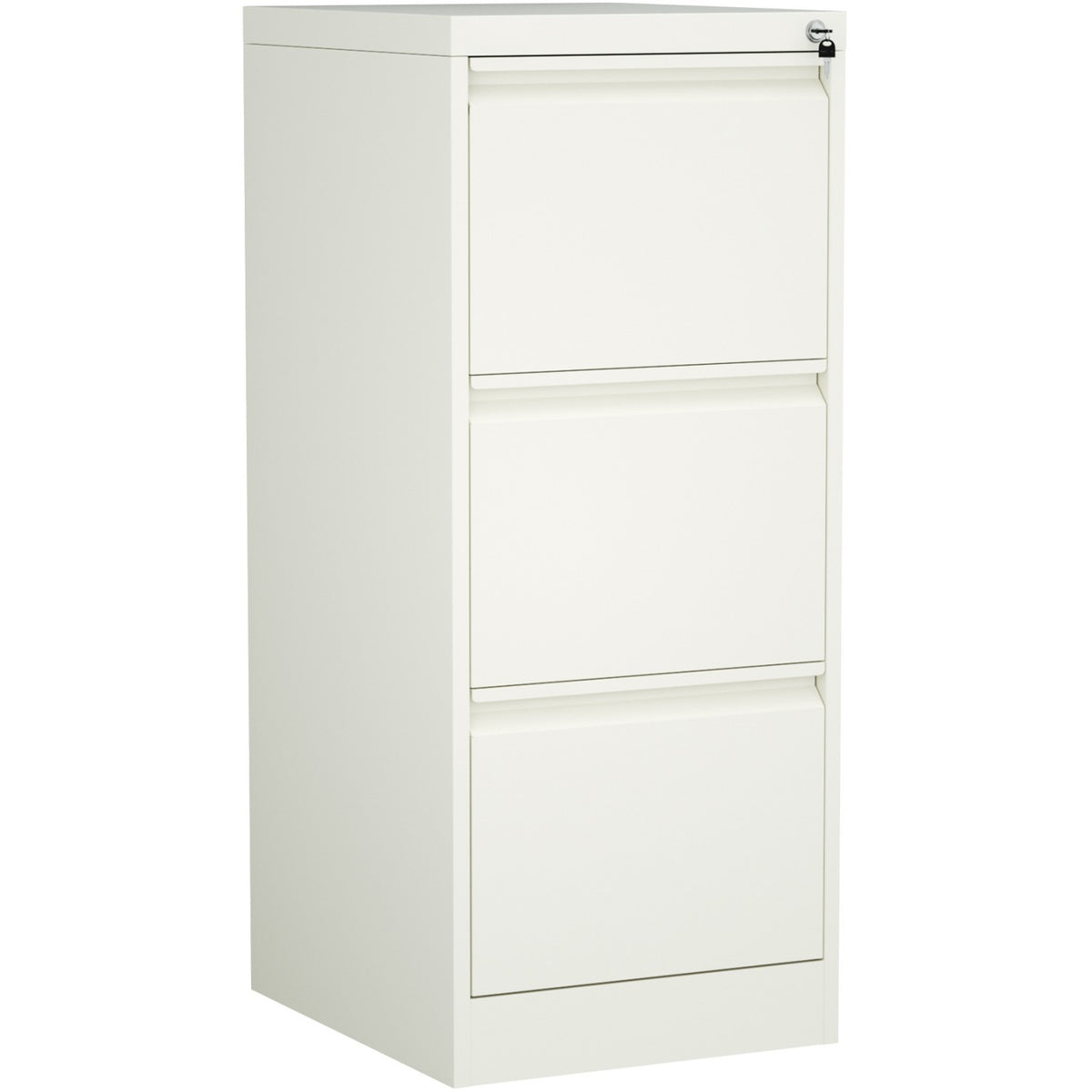 Professional Filing Cabinet 3 drawer 460x620x1025mm White - MXDC2WHITE