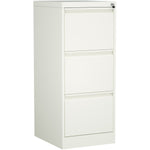 Professional Filing Cabinet 3 drawer 460x620x1025mm White - MXDC2WHITE