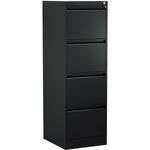 Professional Filing Cabinet 4 drawer 460x620x1330mm Black - MXDC3BLACK