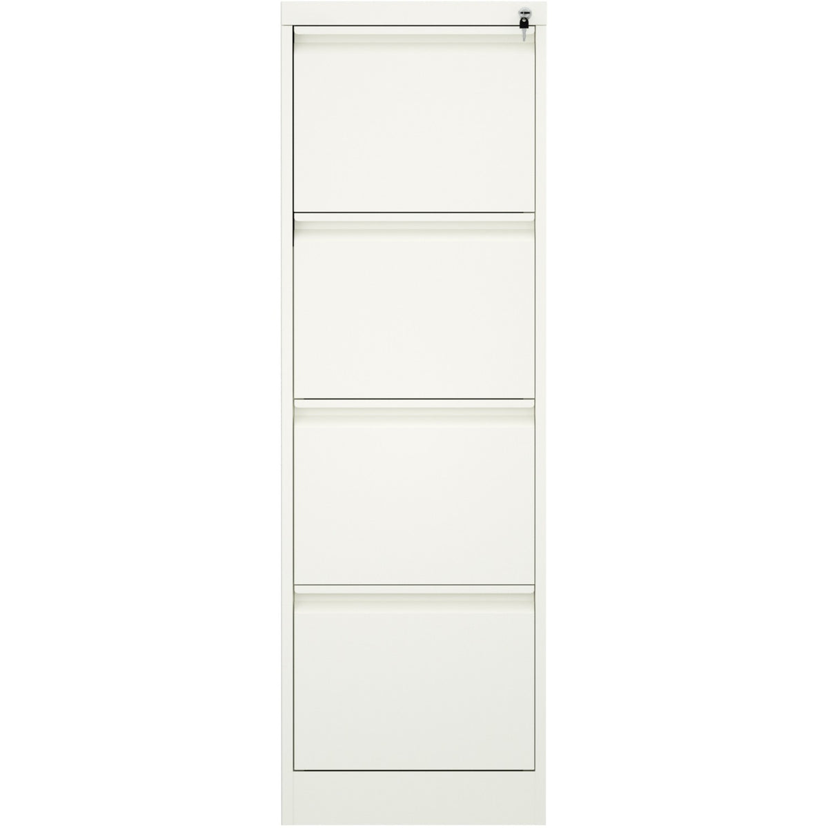 Professional Filing Cabinet 4 drawer 460x620x1330mm White - MXDC3WHITE