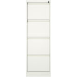 Professional Filing Cabinet 4 drawer 460x620x1330mm White - MXDC3WHITE