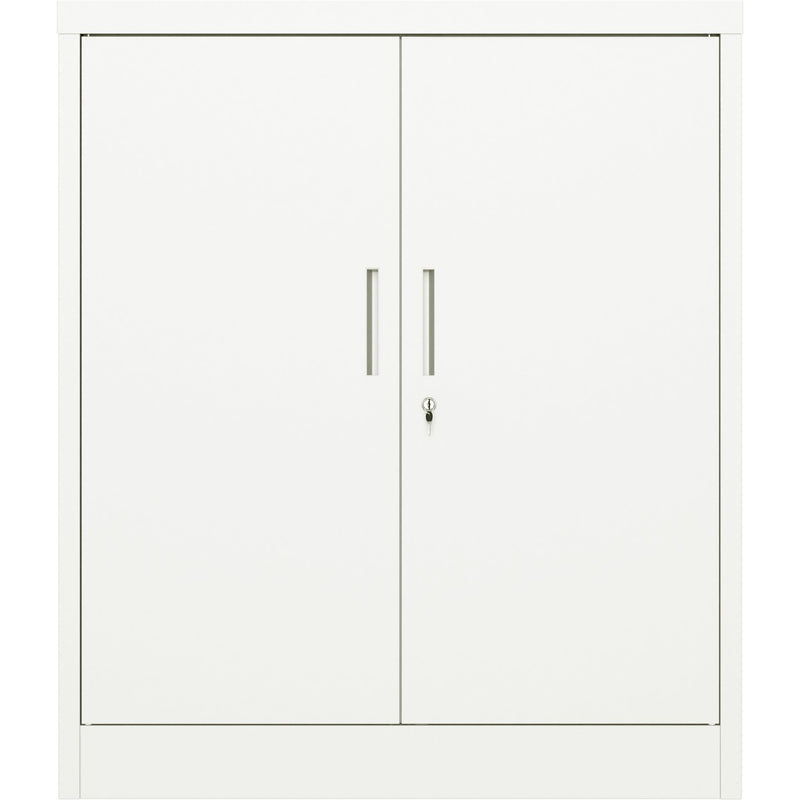 Professional Metal Storage Cabinet 2 doors 900x400x1200mm Lock 3 adjustable shelves White - MXFC13WHITE