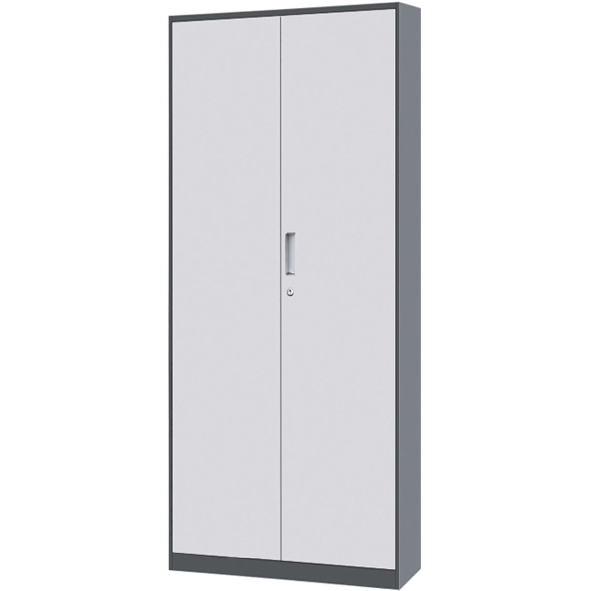Commercial Grey Steel Cabinet 4 Shelves 2 Door 900x400x1850mm - MYSC07